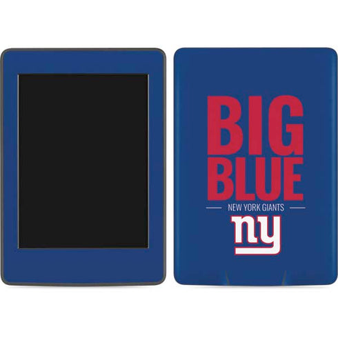 NFL New York Giants Team Motto Amazon Kindle Skin