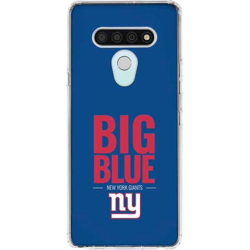 NFL New York Giants Team Motto LG Stylo 6 Clear Case