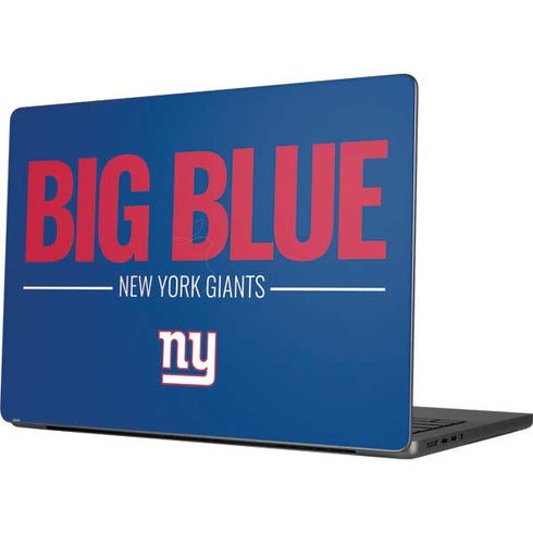 NFL New York Giants Team Motto MacBook Pro 14in (2021-24) Skin