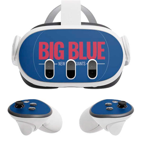 NFL New York Giants Team Motto Meta Quest 3 Skin