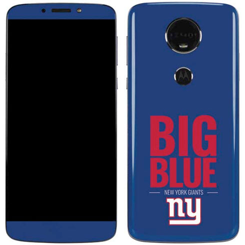 NFL New York Giants Team Motto Moto E5 Plus Skin