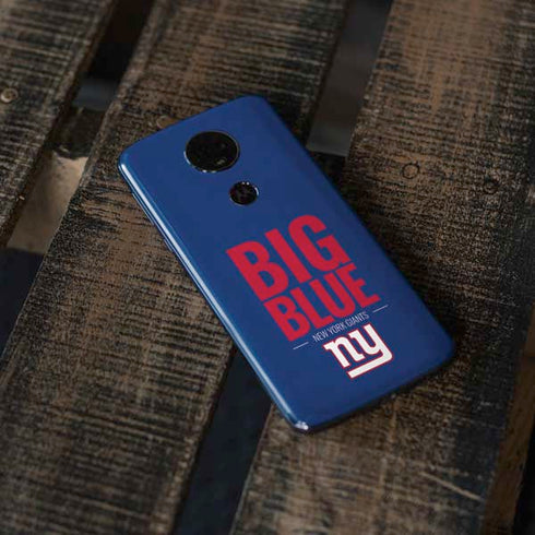 NFL New York Giants Team Motto Moto E5 Plus Skin