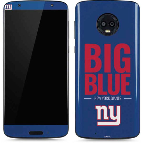 NFL New York Giants Team Motto Moto G6 Skin