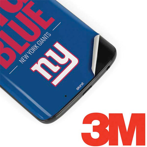 NFL New York Giants Team Motto Moto G6 Skin