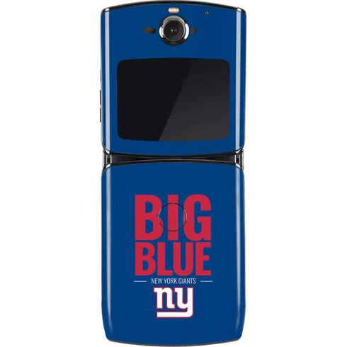 NFL New York Giants Team Motto Motorola RAZR Skin