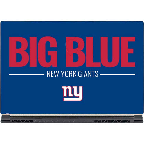 NFL New York Giants Team Motto MSI GS65 Stealth Laptop Skin