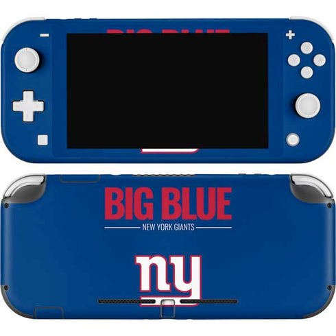 NFL New York Giants Team Motto Nintendo Switch Lite Skin