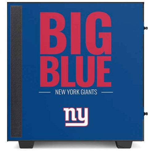NFL New York Giants Team Motto NZXT H510 Compact ATX Mid-Tower Case Skin