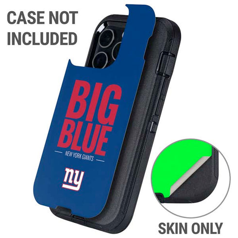 NFL New York Giants Team Motto Otterbox Defender iPhone Skin
