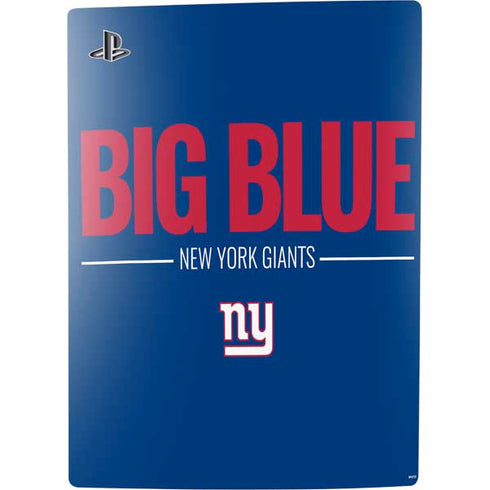 NFL New York Giants Team Motto PS5 Digital Edition Bundle Skin