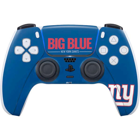 NFL New York Giants Team Motto PS5 Controller Skin
