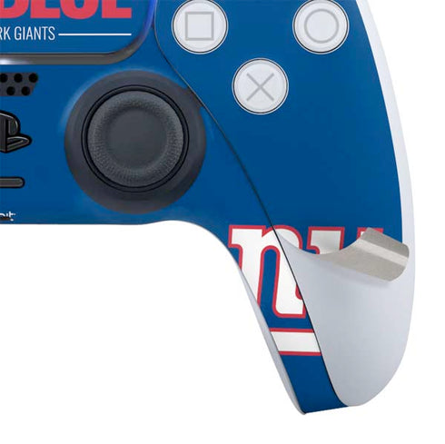 NFL New York Giants Team Motto PS5 Controller Skin