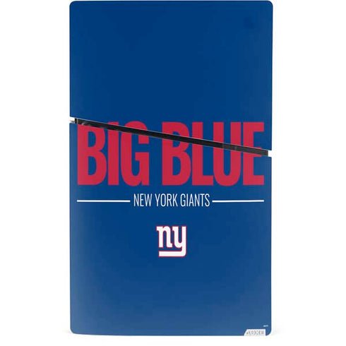 NFL New York Giants Team Motto PS5 Slim Digital Edition Bundle Skin