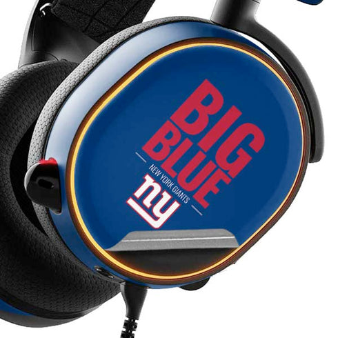 NFL New York Giants Team Motto SteelSeries Arctis 5 Skin