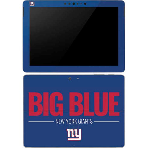 NFL New York Giants Team Motto Surface Go Skin