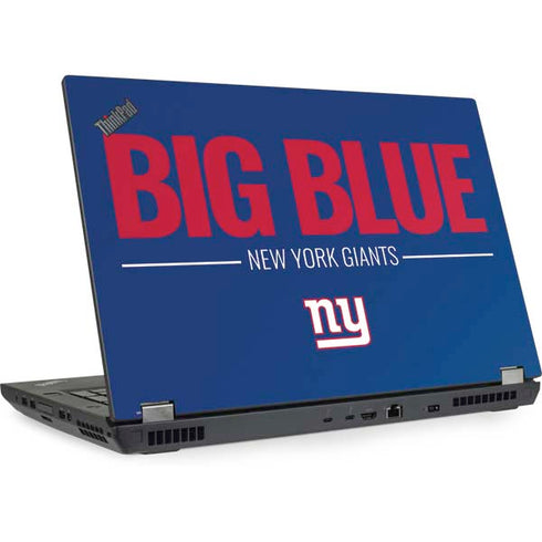 NFL New York Giants Team Motto Lenovo ThinkPad Skin