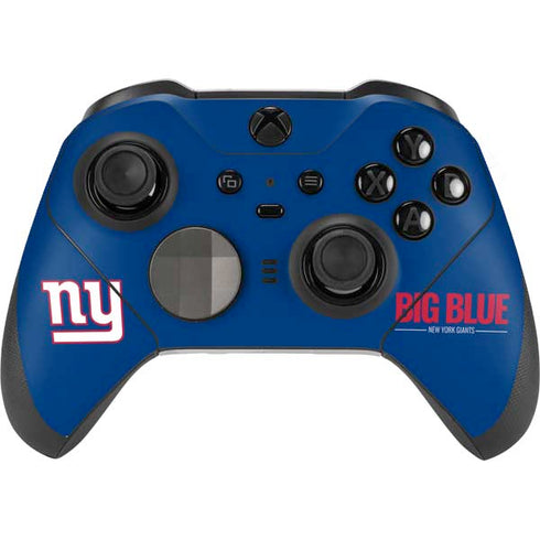NFL New York Giants Team Motto Xbox Elite Wireless Controller Series 2 Skin