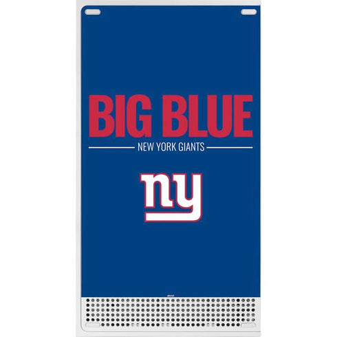 NFL New York Giants Team Motto Xbox Series S Console Skin