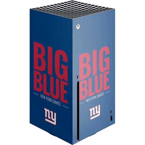 NFL New York Giants Team Motto Xbox Series X Console Skin