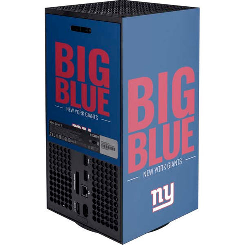 NFL New York Giants Team Motto Xbox Series X Console Skin