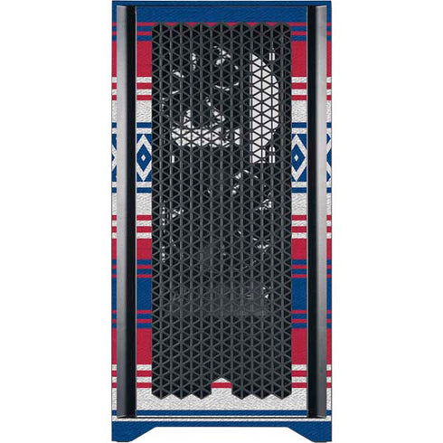 NFL New York Giants Trailblazer Corsair 4000D Tempered Glass Mid-Tower ATX Case Skin