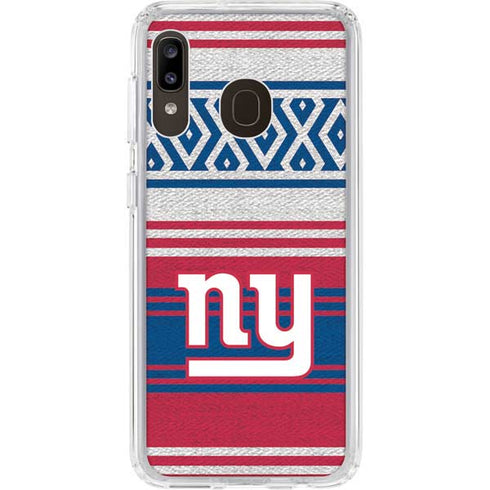 NFL New York Giants Trailblazer Galaxy A20 Clear Case