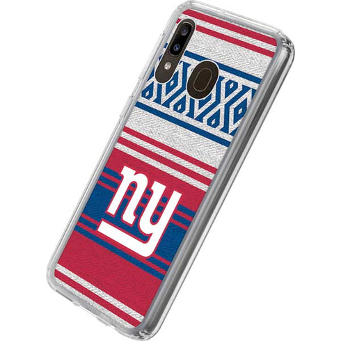 NFL New York Giants Trailblazer Galaxy A20 Clear Case