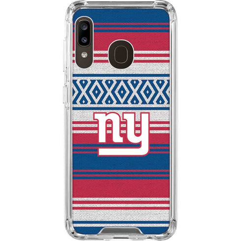 NFL New York Giants Trailblazer Galaxy A30 Clear Case