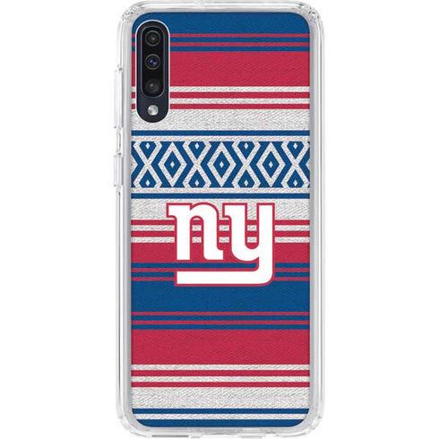 NFL New York Giants Trailblazer Galaxy A50 Clear Case