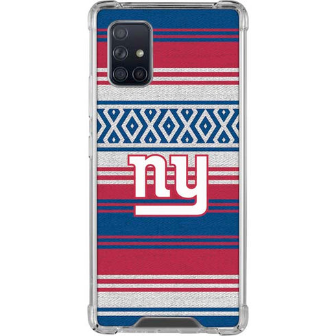 NFL New York Giants Trailblazer Galaxy A71 5G Clear Case