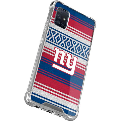 NFL New York Giants Trailblazer Galaxy A71 5G Clear Case