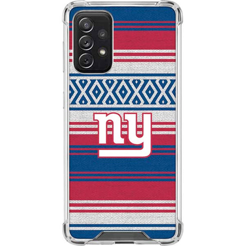 NFL New York Giants Trailblazer Galaxy A72 5G Clear Case