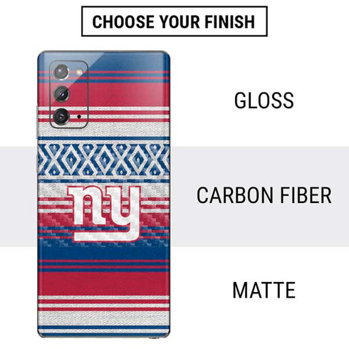 NFL New York Giants Trailblazer Galaxy Note20 5G Skin