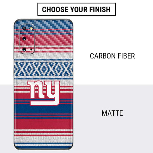 NFL New York Giants Trailblazer Galaxy S20 Skin