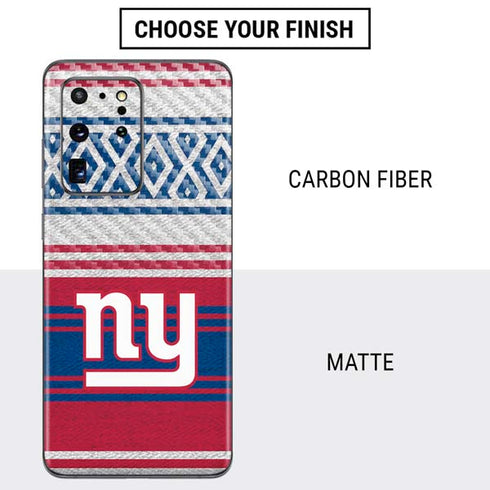 NFL New York Giants Trailblazer Galaxy S20 Ultra 5G Skin