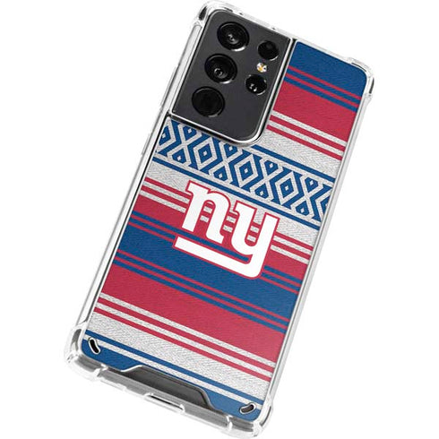 NFL New York Giants Trailblazer Galaxy S21 Ultra 5G Clear Case