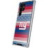 NFL New York Giants Trailblazer Galaxy S22 Ultra Clear Case