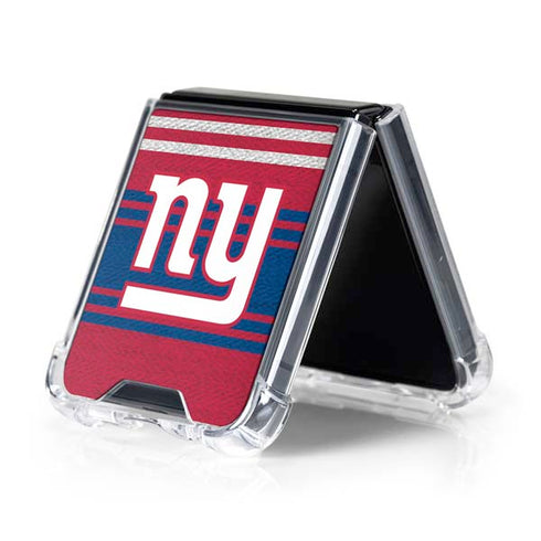 NFL New York Giants Trailblazer Galaxy Z Flip5 5G Clear Case