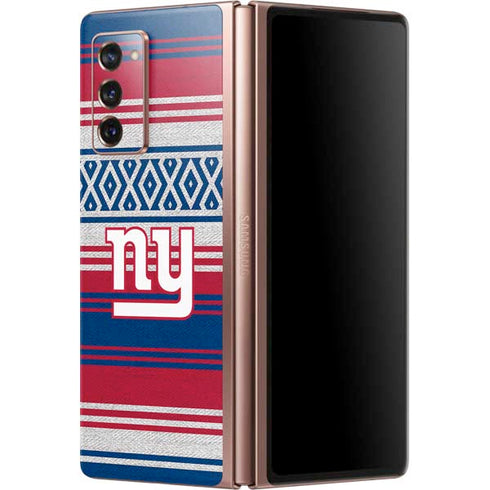 NFL New York Giants Trailblazer Galaxy Z Fold2 5G Skin