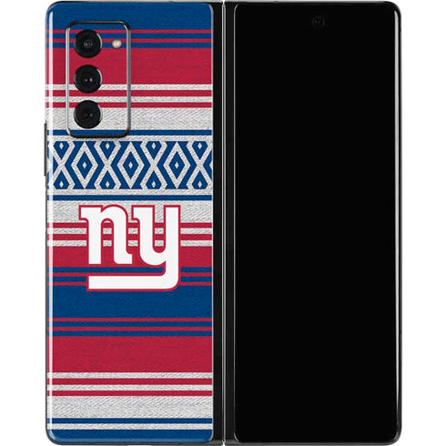 NFL New York Giants Trailblazer Galaxy Z Fold2 5G Skin