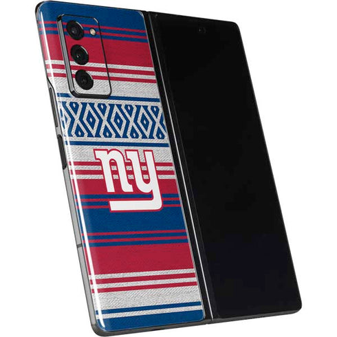 NFL New York Giants Trailblazer Galaxy Z Fold2 5G Skin