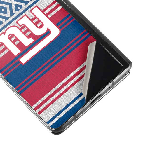 NFL New York Giants Trailblazer Galaxy Z Fold2 5G Skin