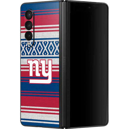 NFL New York Giants Trailblazer Galaxy Z Fold3 5G Skin
