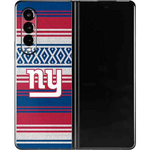 NFL New York Giants Trailblazer Galaxy Z Fold3 5G Skin