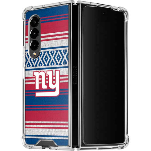NFL New York Giants Trailblazer Galaxy Z Fold4 5G Clear Case