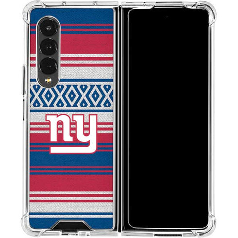 NFL New York Giants Trailblazer Galaxy Z Fold4 5G Clear Case
