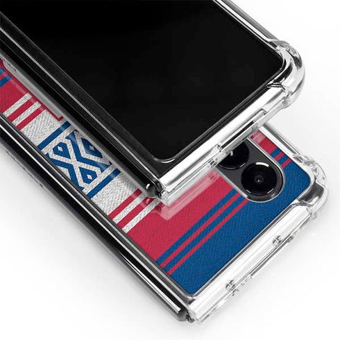 NFL New York Giants Trailblazer Galaxy Z Fold4 5G Clear Case