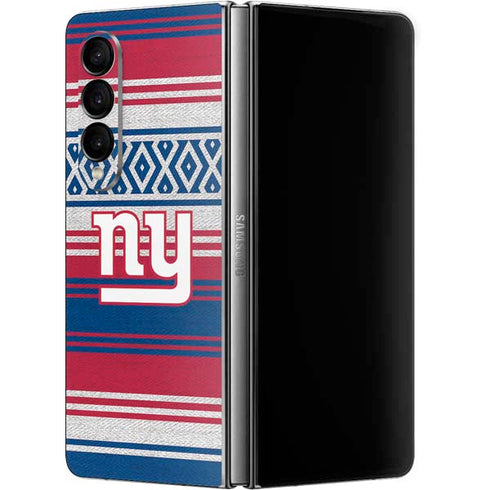 NFL New York Giants Trailblazer Galaxy Z Fold4 5G Skin