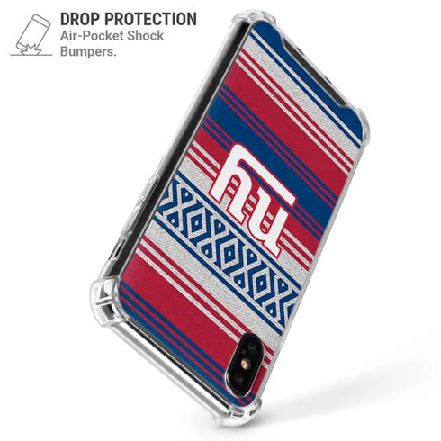 NFL New York Giants Trailblazer iPhone X/XS Clear Case