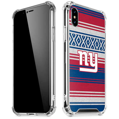 NFL New York Giants Trailblazer iPhone XS Max Clear Case
